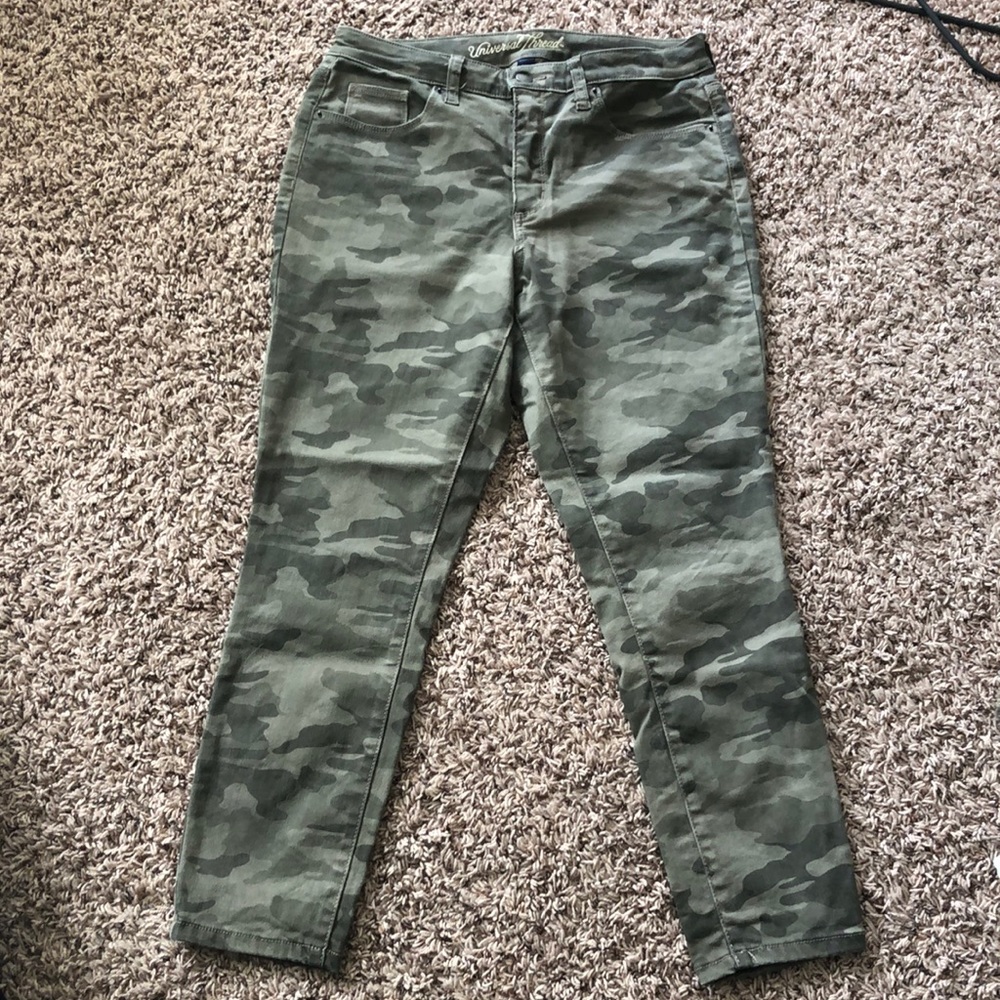 High Rise Skinny Crop Jeans